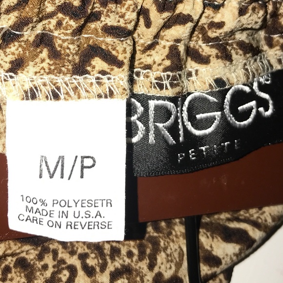 Animal print side slits midi skirt. - Picture 5 of 5